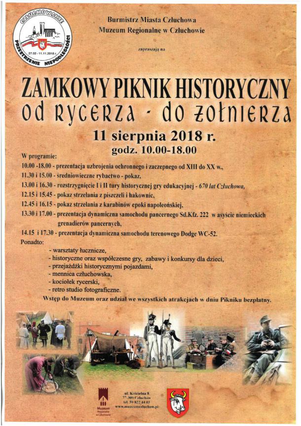 Zamkowy Piknik Historyczny na 670-lecie Człuchowa