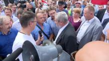 Awantura w czasie konwencji PiS. Rolnicy krzyczeli na ministra