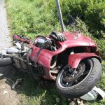 Wypadek na DK 201 fot. KP PSP Człuchów