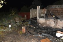 Pożar budynków gospodarczych w Kościerzynie (FOTO)