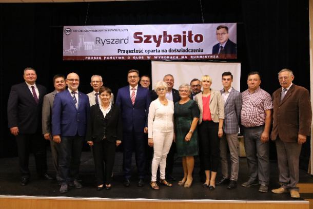 Burmistrz Człuchowa Ryszard Szybajło i jego komitet oficjalnie zainaugurowali kampanię wyborczą