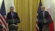 A. Duda w Waszyngtonie: Chciałbym, aby udało się utworzyć stałą bazę amerykańską w Polsce. Nazwiemy ją &bdquo;Fort Trump&rdquo;