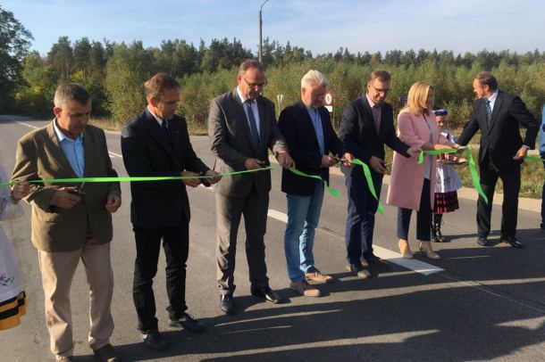Nowo wyremontowana droga powiatowa Mały Klincz - Wielki Klincz oficjalnie oddana do użytku