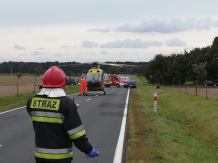 Zderzenie trzech aut na DK25 w okolicach Zamartego