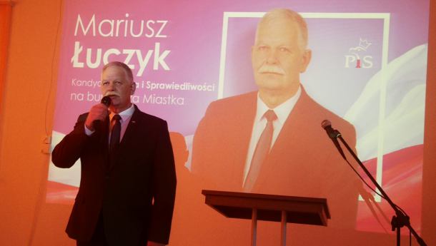 Wicewojewoda pomorski Mariusz Łuczyk kandydatem PiS na burmistrza Miastka (FOTO)