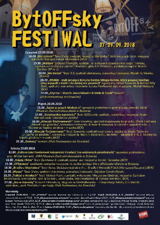 W Bytowie rusza dziś (27.09.) doroczny BytOffsky Festiwal Kulturalny