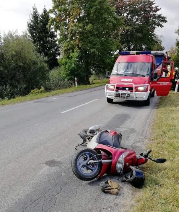 Kościerska policja wyjaśnia okoliczności wypadku w Nowej Karczmie