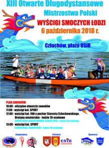 Człuchów będzie jutro (6.10) gospodarzem Mistrzostw Polski w Wyścigach Smoczych Łodzi
