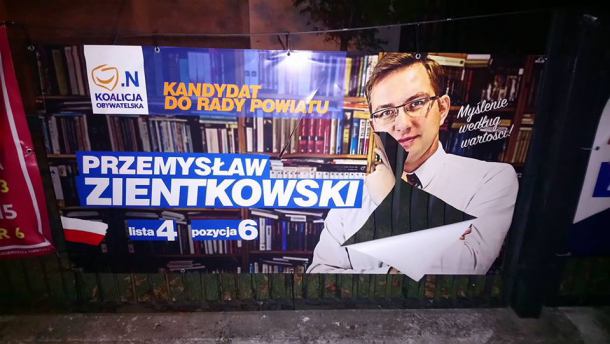 Kolejne akty wyborczego wandalizmu w Chojnicach