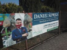 Znów niszczone są banery wyborcze kandydatów