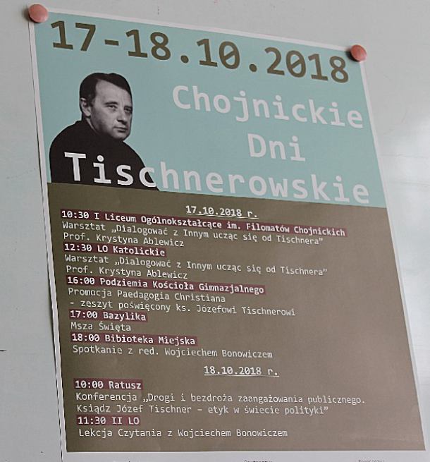 W Chojnicach ruszają kolejne "Dni Tischnerowskie"