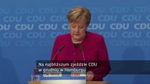 Kanclerz A. Merkel rezygnuje z polityki. Odejdzie z końcem kadencji w 2021 r.