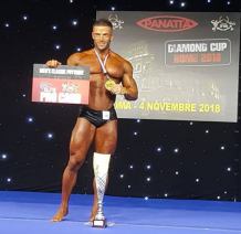 Człuchowski kulturysta Marcin "Marcel" Przyszlak wygrał zawody Diamond Cup w Rzymie