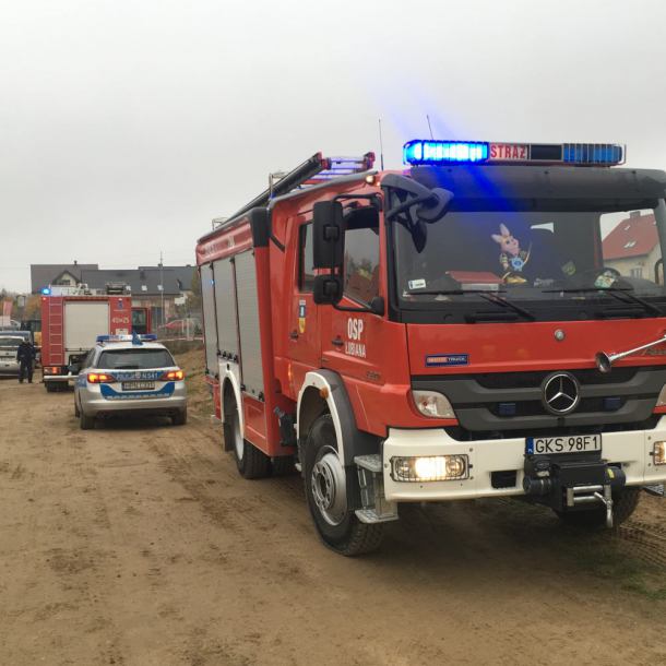 Rozszczelnienie gazociągu na ulicy Jaśminowej w Kościerzynie