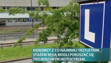 Prawo jazdy kategorii B także na motocykl trójkołowy. Andrzej Duda podpisał nowelizację ustawy
