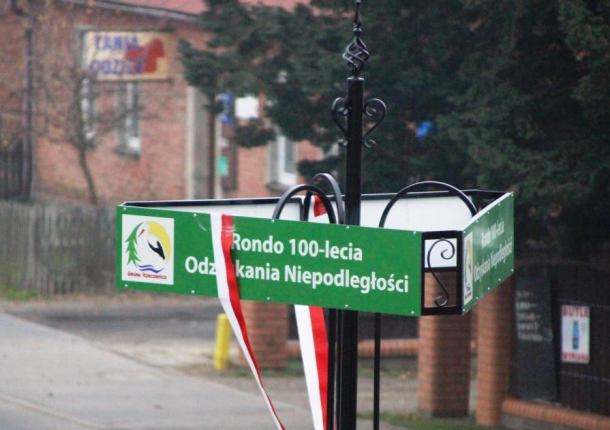 Rondo w centrum Rzeczenicy nosi imię 100-lecia Odzyskania Niepodległości. Decyzja radnych