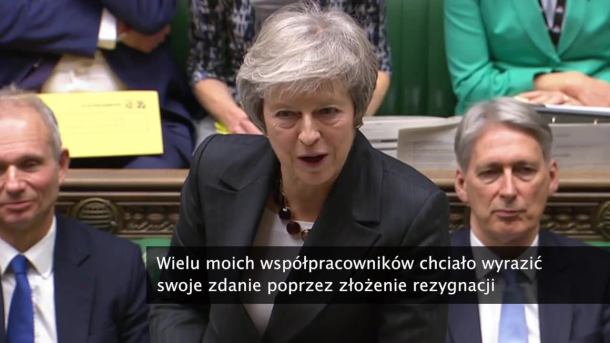 T. May: Brak poparcia parlamentarnego dla porozumienia ws. opuszczenia Unii może oznaczać brak Brexitu