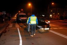 Policja apeluje o ostrożność po potrąceniu pieszego w Czersku