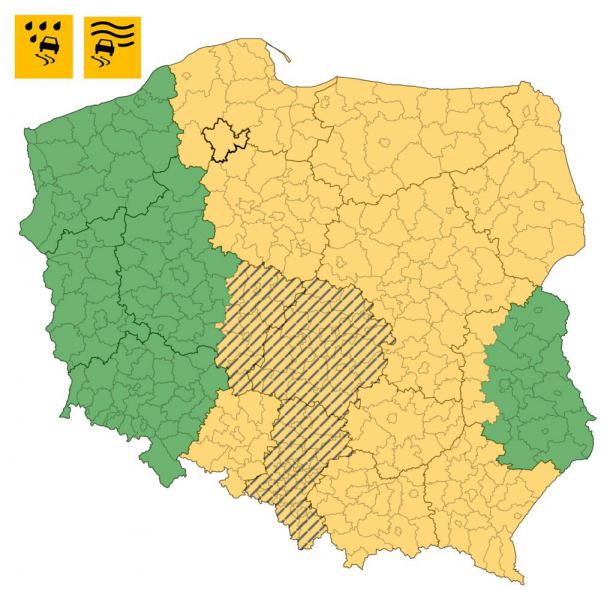 Trudne warunki na drogach w regionie. Służby apelują o ostrożność