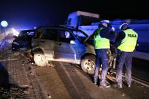 Trzy samochody zderzyły się na trasie Chojnice - Brusy (FOTO)