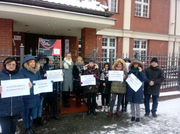 Kościerzyna: protest pracowników prokuratury