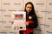 13-letnia zawodniczka Red Devils Chojnice wpadła na pomysł wydania charytatywnego kalendarza