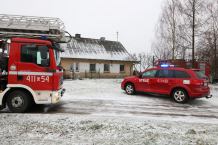 Pożar instalacji elektrycznej w budynku mieszkalnym w Cołdankach