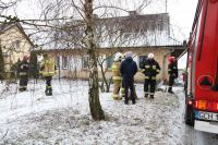 Pożar instalacji elektrycznej w budynku mieszkalnym w Cołdankach