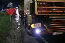 Człuchowianin śmiertelnie potrącony przez ciężarówkę (FOTO)