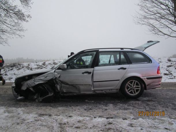 Trzy osoby poszkodowane w wypadku na drodze Skorzewo - Stężyca
