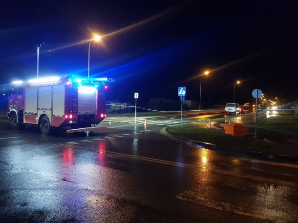 Śmiertelne potrącenie kobiety na przejściu dla pieszych w Brusach