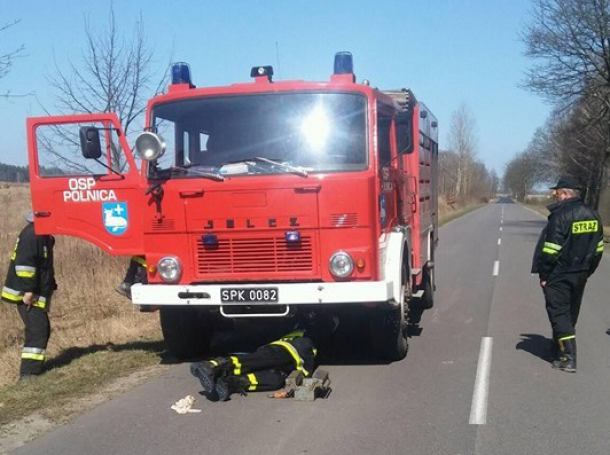 "Mamy wstępną deklarację". Coraz bliżej pozyskania nowego wozu bojowego dla OSP w Polnicy