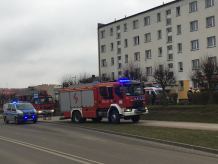 Pożar mieszkania w jednym z bloków w Kościerzynie