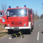 Strażacy z Polnicy od lat skarżą się na awaryjność swojego 32-letniego jelcza. Fot. OSP w Polnicy/Facebook
