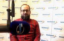 Krzysztof Ogłuszka ze skraju lasu ogłasza wiosnę w Weekend FM 