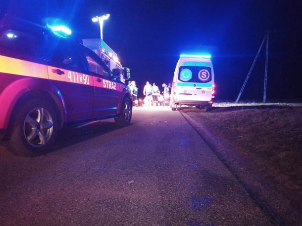 Śmiertelne potrącenie w Angowicach w gminie Chojnice. Nie żyje 71-letni mężczyzna