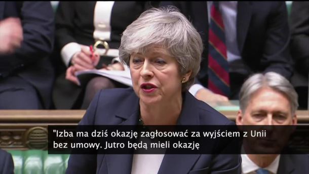 Brexit bez umowy? Parlament odrzucił projekt zaledwie czterema głosami