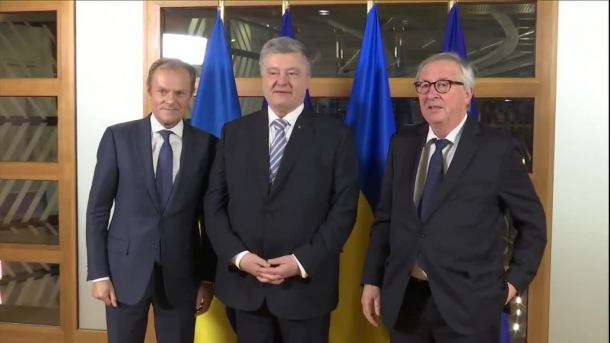 Tusk, Juncker, Poroszenko rozmawiali w Brukseli o &bdquo;zagranicznej ingerencji&rdquo; w wybory na Ukrainie