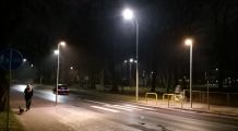 Sześć przejść dla pieszych w Człuchowie zostało już doświetlonych