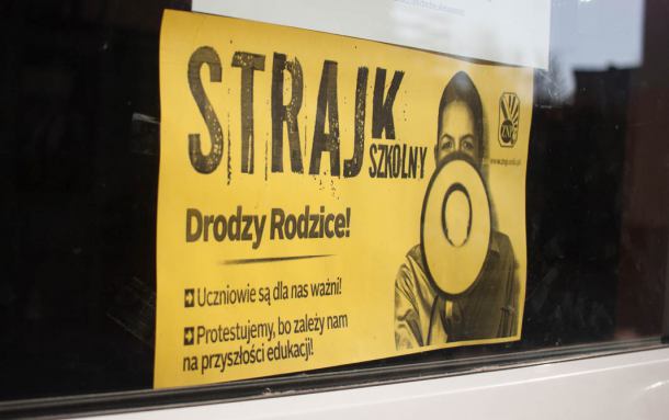 Strajkujący nauczyciele w Chojnicach nie otrzymają wynagrodzenia za dni, w których będą strajkować