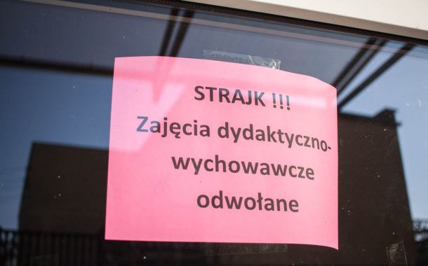 Nauczyciele z Człuchowa i gminy Człuchów także przyłączyli się do protestu