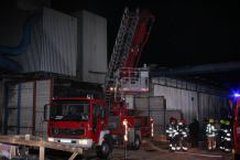 Pożar na terenie tartaku w Dziemianach, w powiecie kościerskim