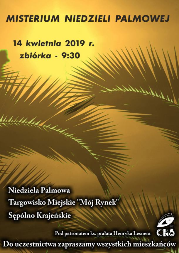 W Sępólnie Krajeńskim dziś (14.04.) Misterium Niedzieli Palmowej