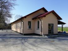 Budowa świetlicy wiejskiej w Zamartem k. Kamienia Krajeńskiego na półmetku