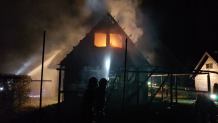 Gmina Karsin: najpierw palił się las, potem płonął domek letniskowy