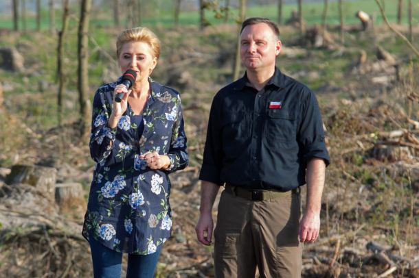 Prezydent Andrzej Duda wspominał harcerki, które zginęły w Suszku podczas nawałnicy