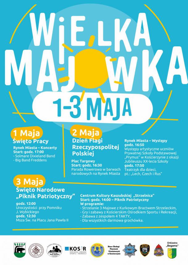 Wielka Majówka w Kościerzynie. Zobacz, co będzie się działo