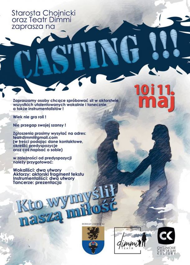 Można zgłosić się na casting do musicalu o historii Chojnic