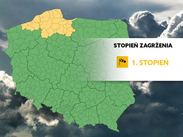 Ostrzeżenie przed silnym wiatrem dla całego Pomorza. W czwartek w porywach powieje do 85 km/h