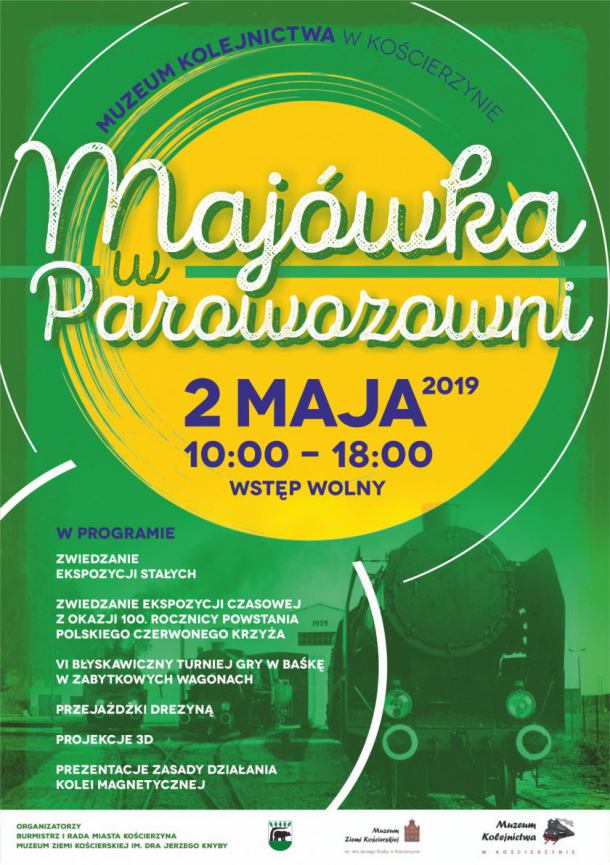 "Bardzo ciekawa podróż przez historię". Majówka w Parowozowni w Kościerzynie